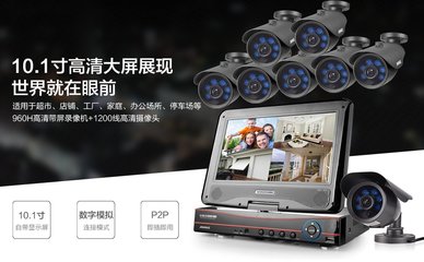 科安数字(ANNKE) C81AN 1200线监控摄像头套装 一站式安防解决方案评测